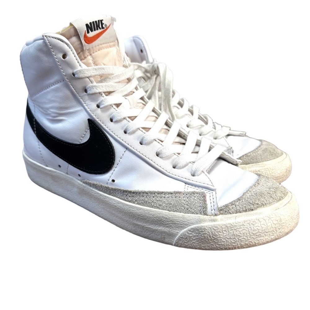 Nike Blazer Mid 77 Vintage White Black BQ6806-100 Men’s Size 8